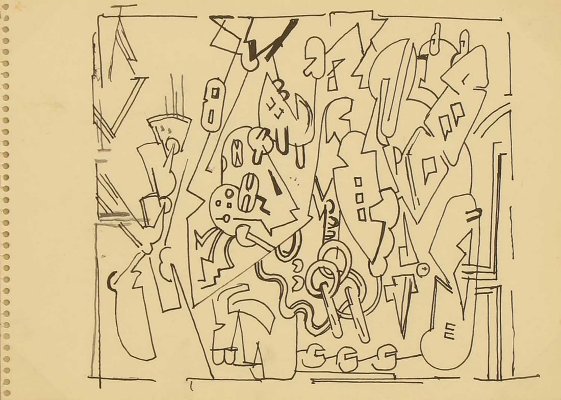 ▲ Sir Eduardo Paolozzi RA (British, 1924-2005) Untitled (1 of 3)