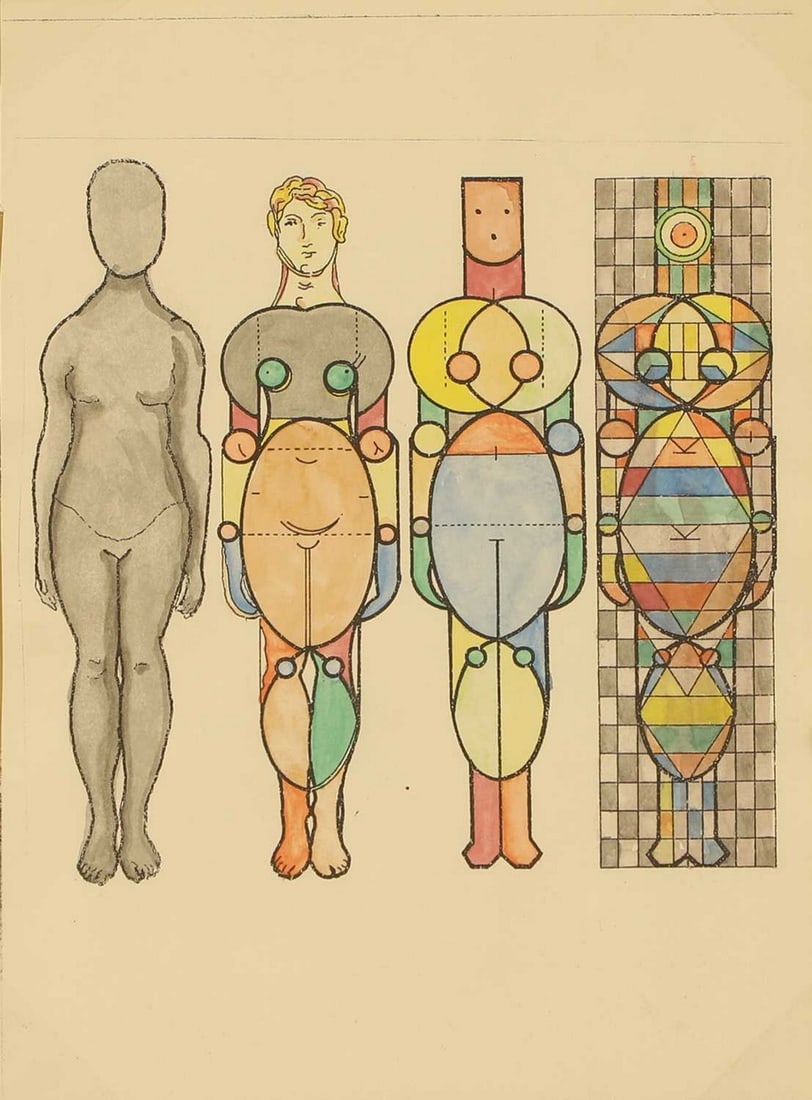 ▲ Sir Eduardo Paolozzi RA (British, 1924-2005) Four figures (1 of 3)