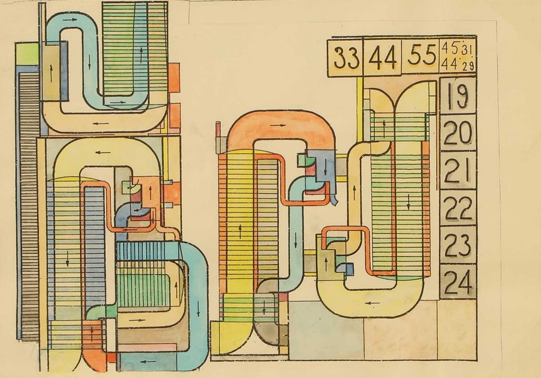 ▲ Sir Eduardo Paolozzi RA (British, 1924-2005) Untitled (1 of 3)