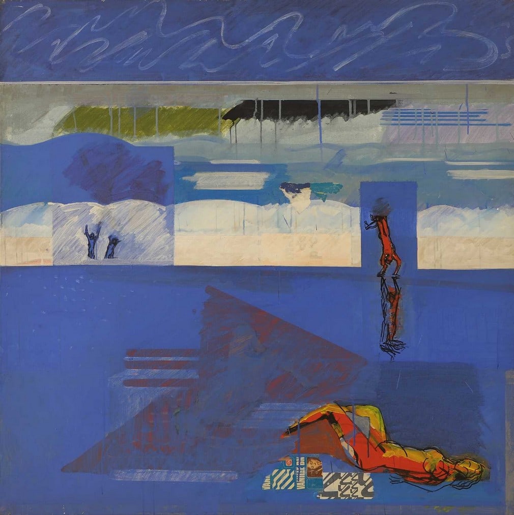 ▲ Theodore Mendez (British, 1934-1997) 'Holiday in France, Atlantic Coast' (1 of 3)