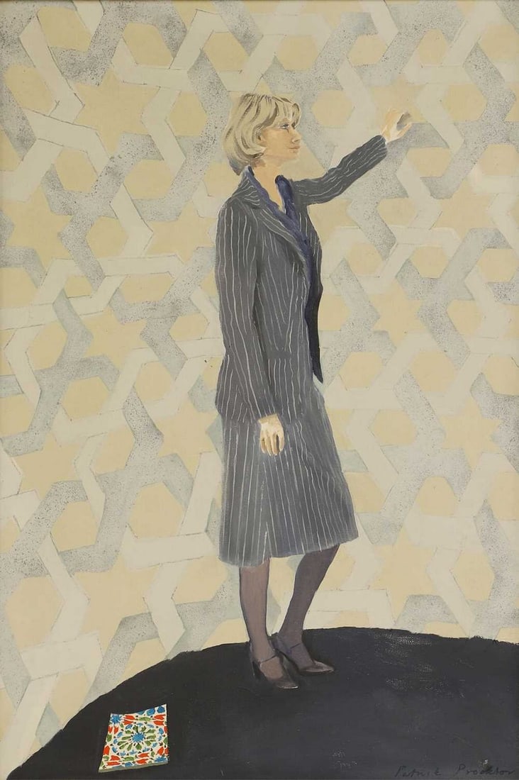 ▲ Patrick Procktor RA (British, 1936-2003) Portrait of the actress Jill Bennett (1 of 4)