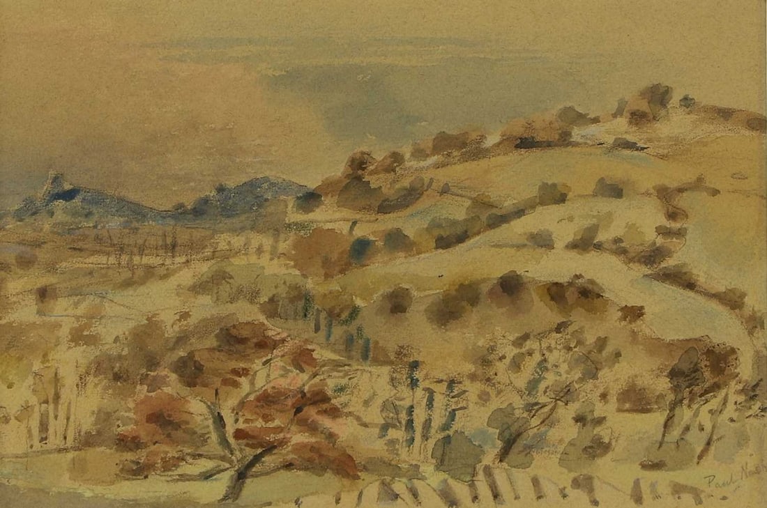 Paul Nash (British, 1889-1946) An open landscape (1 of 4)