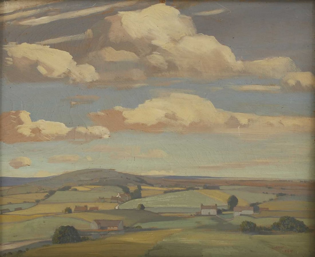 Chiu Teng-Hiok (Chinese, 1903-1972) 'Silver Moon': Chiu Teng-Hiok (Chinese, 1903-1972) 'Silver Moon' signed and dated 'CHIU 1949' l.r., oil on board (50 x 60.5cm; framed 64 x 75cm) Provenance: An East Anglian private collection. Condition Report: Boar