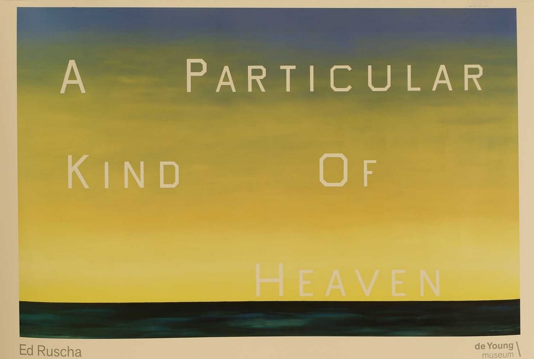 Ed Ruscha (American, b.1937) 'A Particular Kind of Heaven', 1983 (1 of 1)