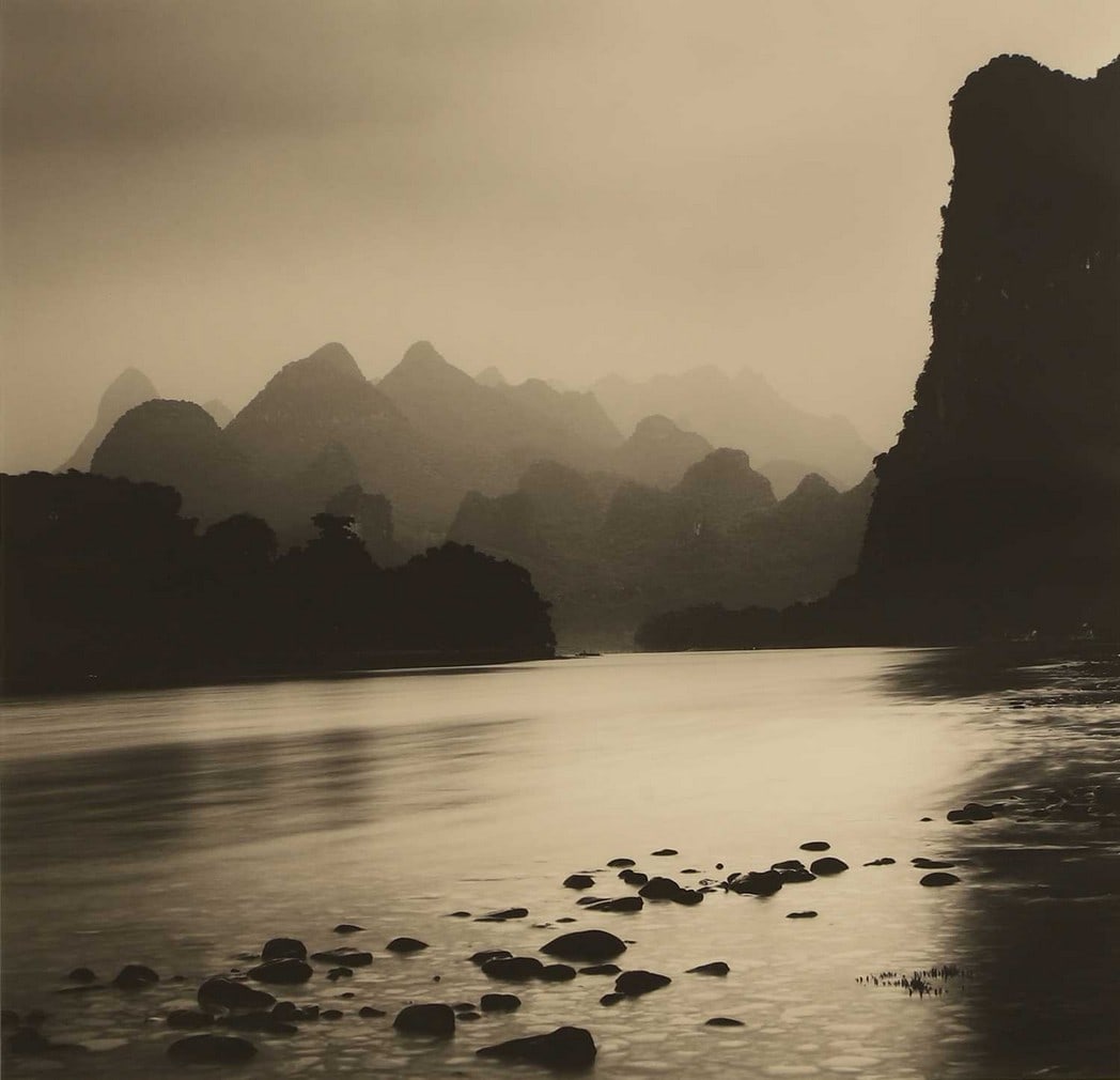 ▲ Josef Hoflehner (Austrian, b.1955) 'Li River - Study 4, China', 2006: ▲ Josef Hoflehner (Austrian, b.1955) 'Li River - Study 4, China', 2006 gelatin silver print, signed 'Josef Hoflehner', inscribed with title, dated and numbered 3/20 in pencil verso (visible 49 x