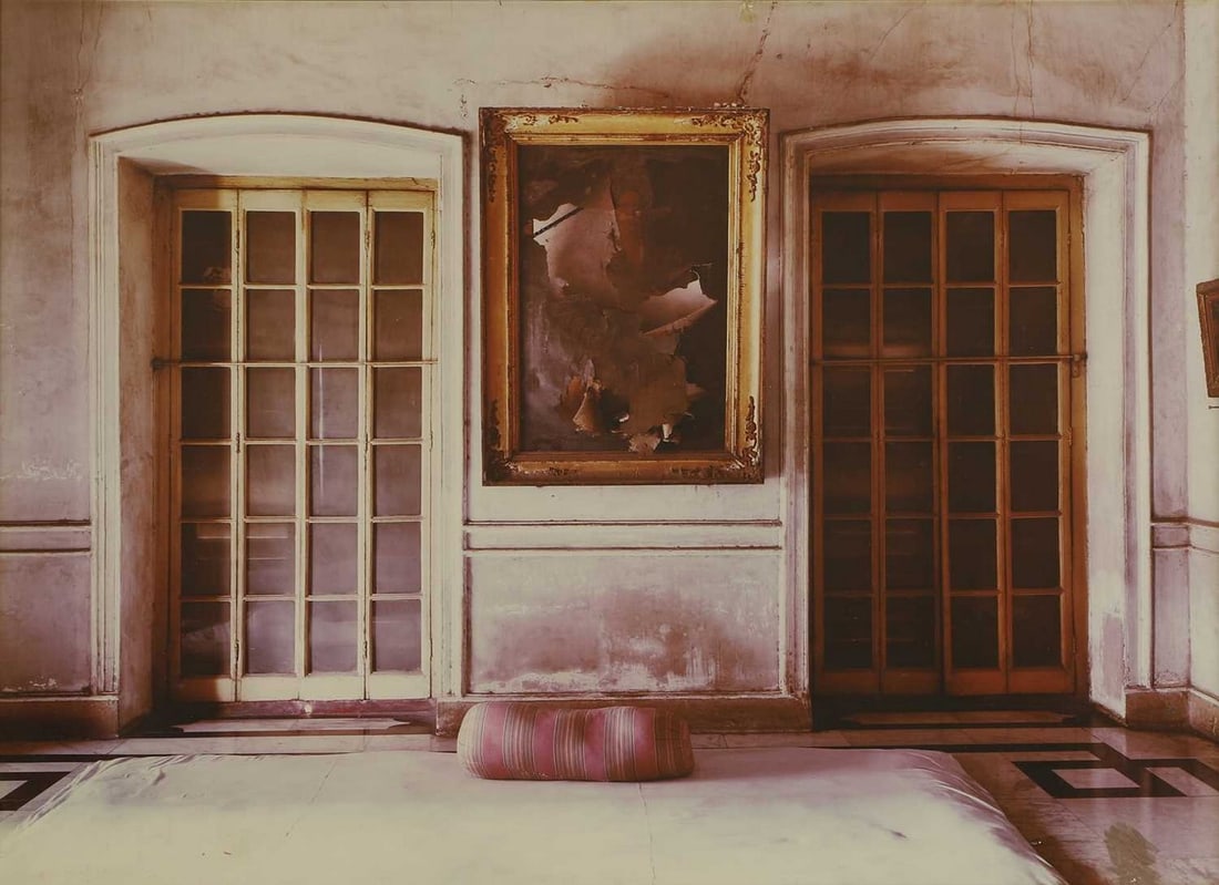 Laura McPhee (American, b.1958) 'Men's Drawing Room, Roy House, North Calcutta, India', 1998: Laura McPhee (American, b.1958) 'Men's Drawing Room, Roy House, North Calcutta, India', 1998 archival pigment ink print, believed to be number 3/5, apparently signed, inscribed with title and dated ve