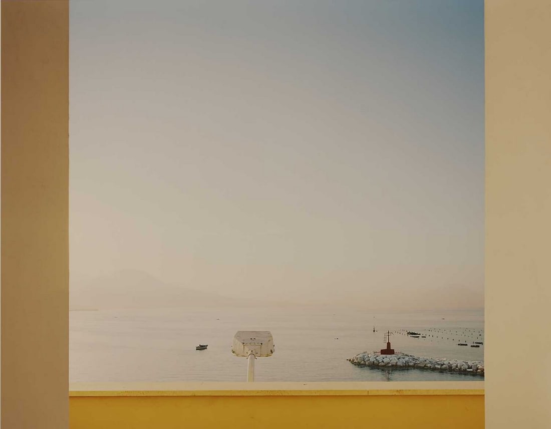 ▲ Alfred Seiland (Austrian, b.1952) 'Golf von Neapel, Neapel, Italien', 2008: ▲ Alfred Seiland (Austrian, b.1952) 'Golf von Neapel, Neapel, Italien', 2008 C-type print, printed 2011, signed on label verso, number 2 from an edition of 15 (image 52.5 x 67.5cm; framed 66.5 x