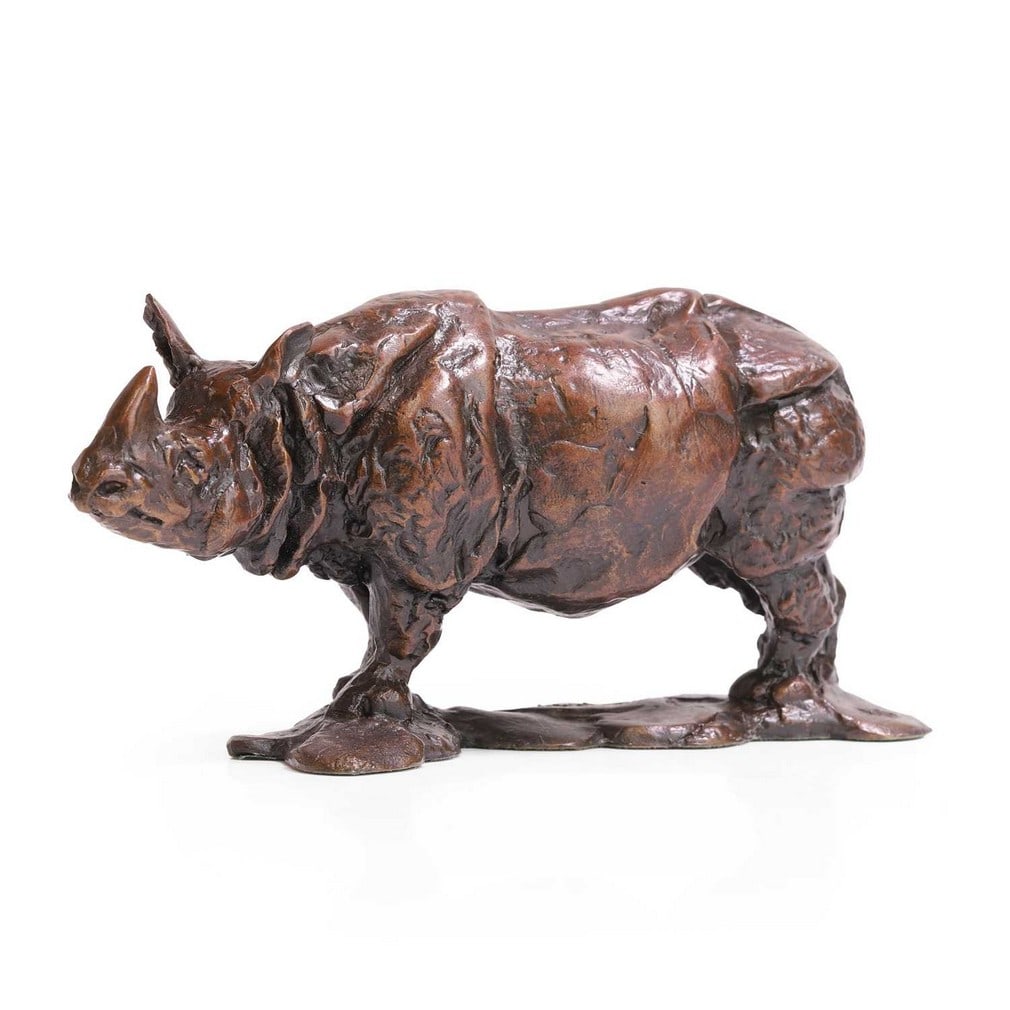 ▲ Mark Coreth (British, b.1958) Rhinoceros (1 of 3)