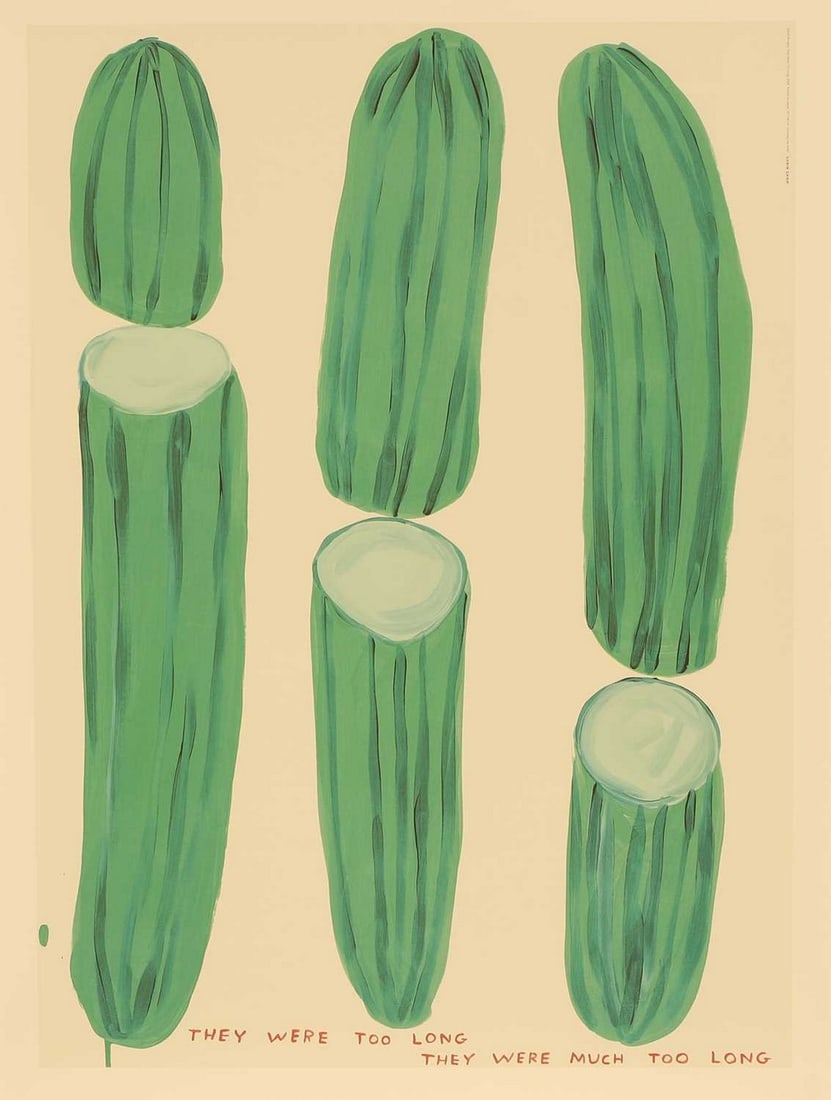 David Shrigley (British, b.1968) 'They Were Too Long, They Were Much Too Long', 2020 (1 of 1)