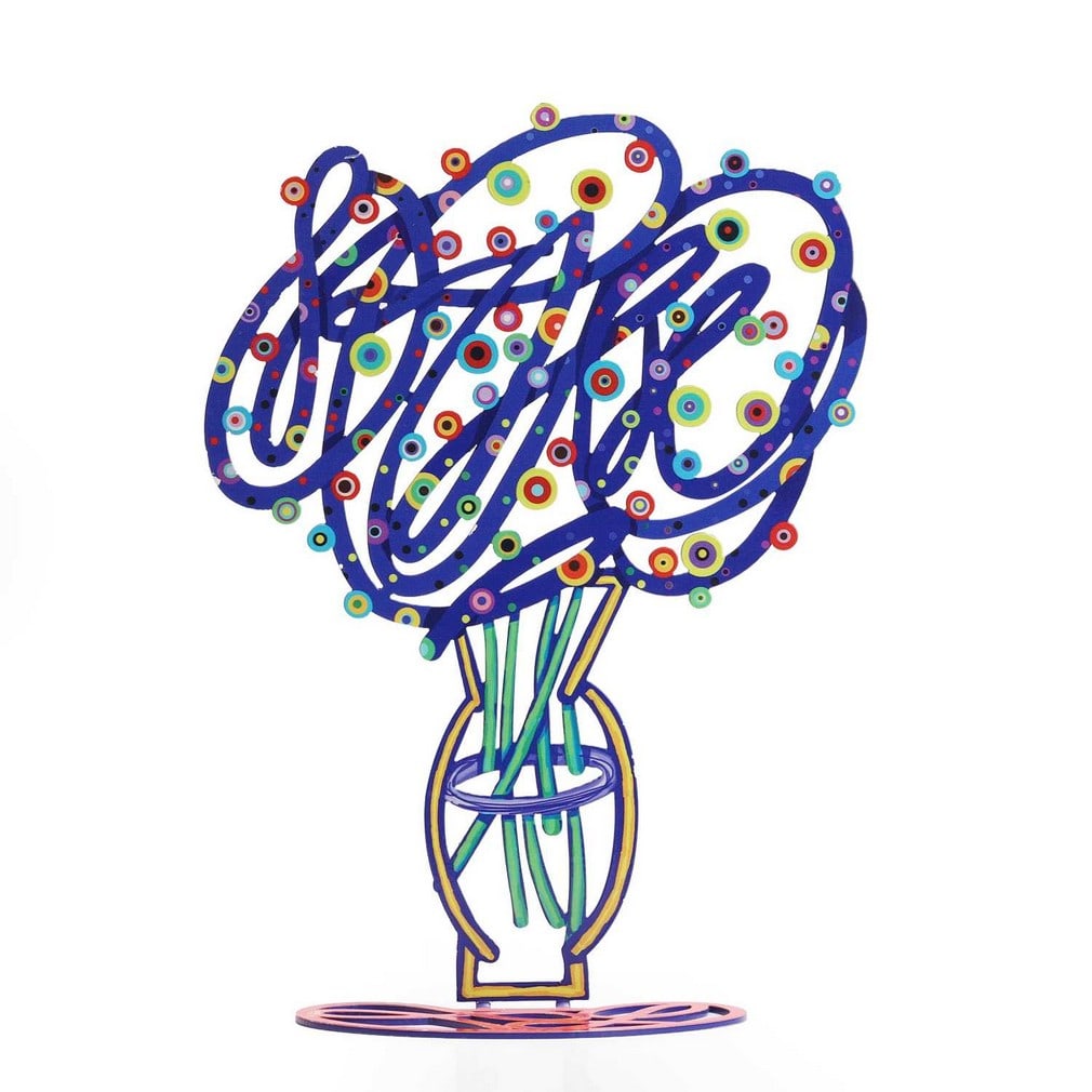 David Gerstein (Israeli, b.1944) 'Blue Bouquet', 2008 (1 of 3)