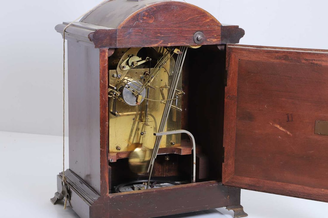 An Edwardian mantel clock with three train movement, 20th century, - 2