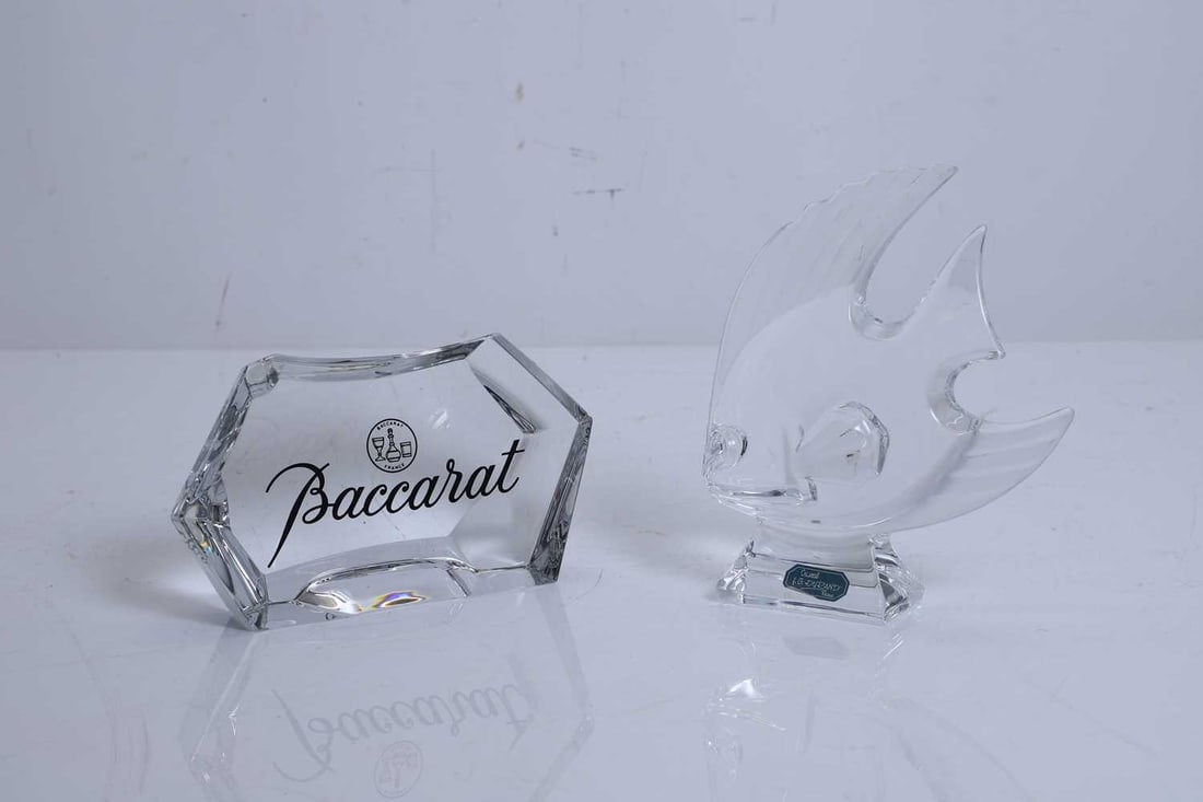 A Daum glass clock, - 2