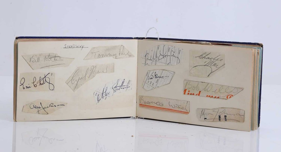 An autograph book, 2nd quarter of the 20th century, - 2