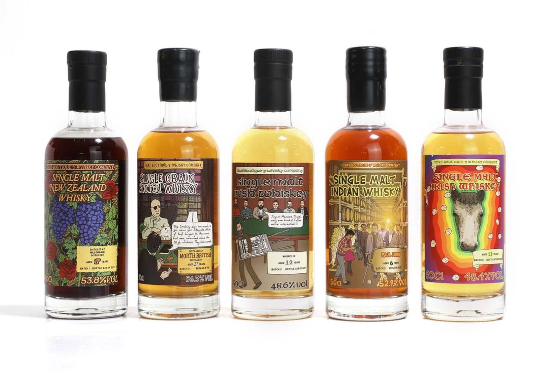 A selection of That Boutique-y Whisky Company whiskies, (1 of 2)