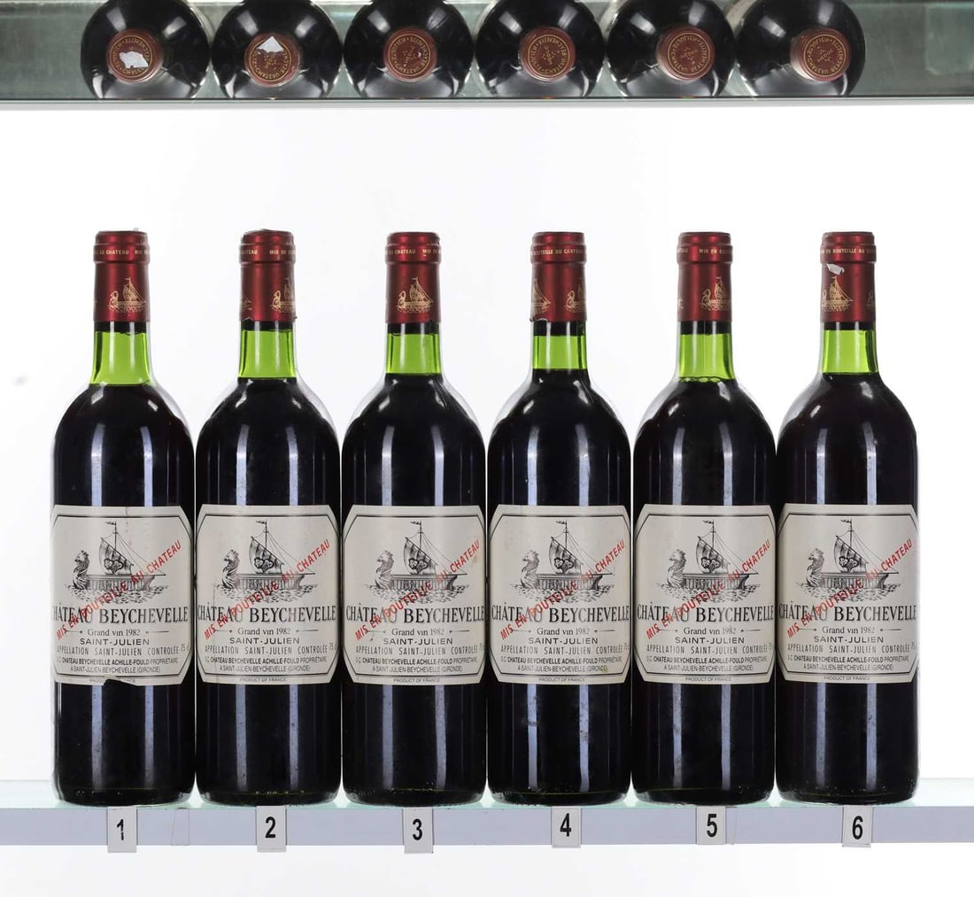 Chateau Beychevelle, Saint-Julien, 1982: Chateau Beychevelle, Saint-Julien, 1982 (6)Provenance: Bought and stored with The Wine Society prior to sale with us