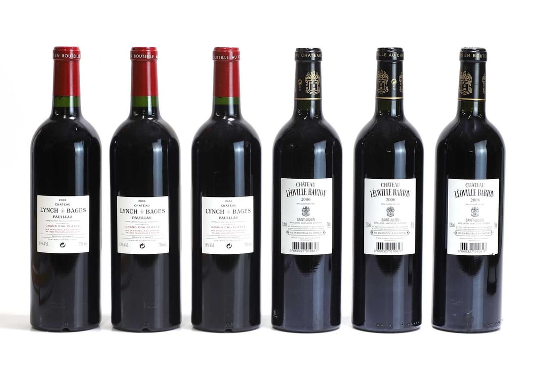 A selection of Bordeaux red wines, - 2