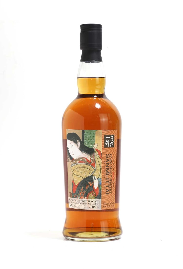Toashuzo Hanyu: Toashuzo Hanyu Pure Malt Whisky, Sanmi-Ittai, Single Case, Batch no. 5002, 57.3% vol., 700ml (1)