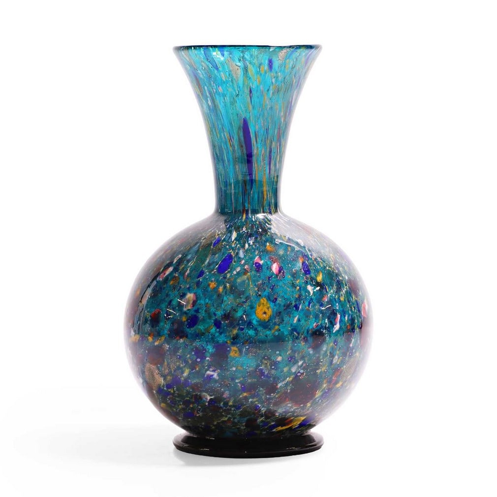 Francesco Ferro e Figlio, a glass vase, circa 1880, Italian, (1 of 4)