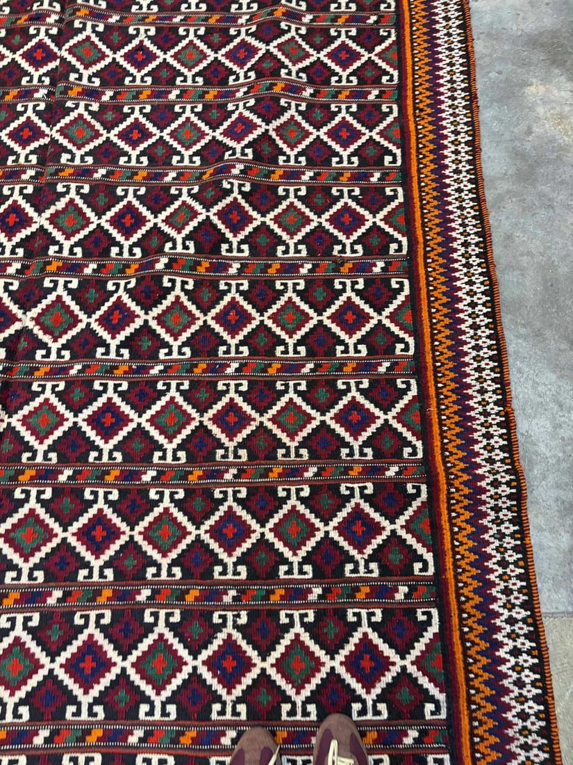A South West Persian Qashqai kilim, - 11