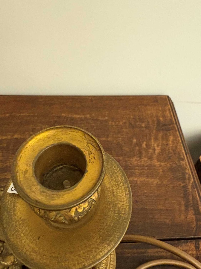 An ormolu table lamp, 20th century, - 10