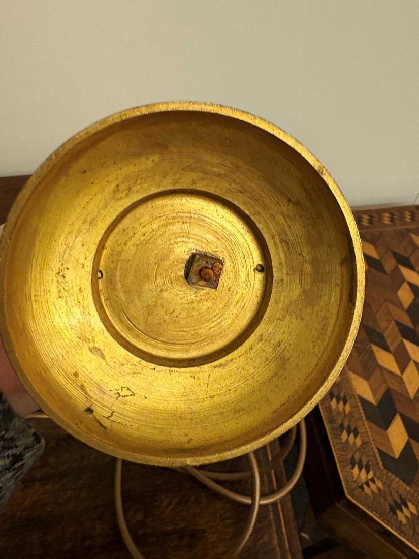 An ormolu table lamp, 20th century, - 5