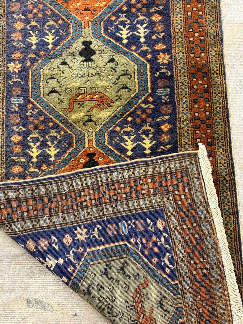 A North West Persian Ardebil runner, - 8