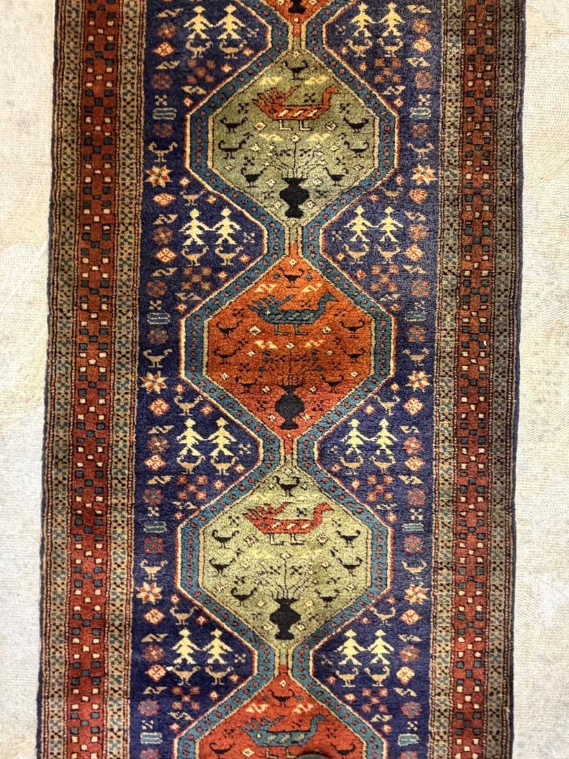 A North West Persian Ardebil runner, - 9