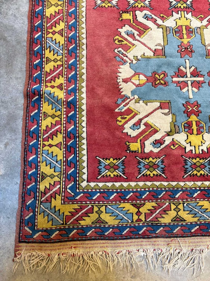 An Eagle Kazak style rug, modern, - 5