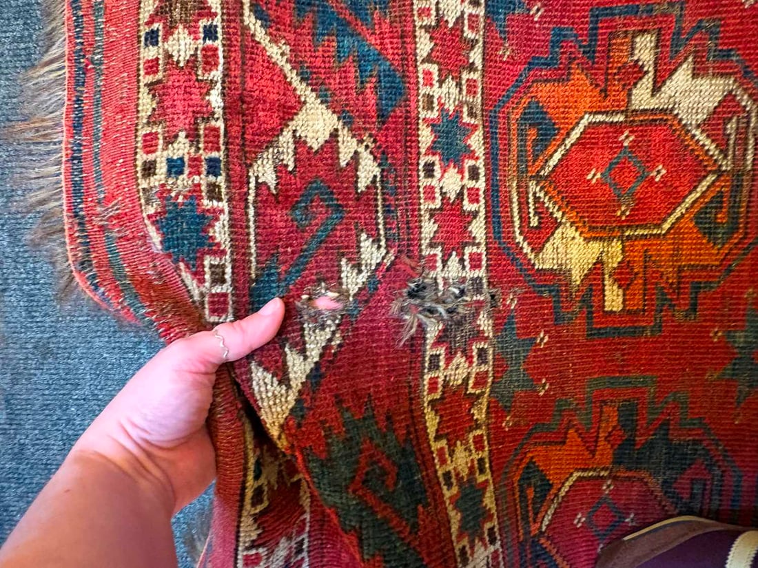 A large Tekke type carpet, 20th century, Turkestan, - 11