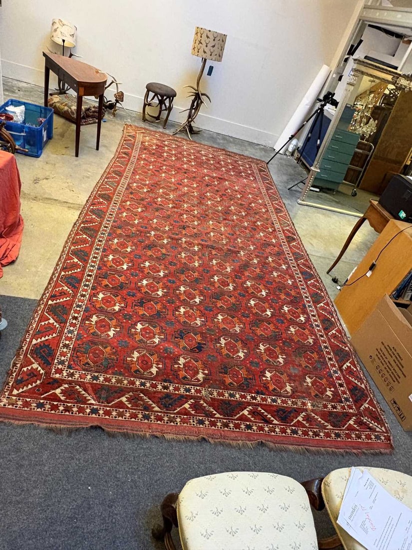 A large Tekke type carpet, 20th century, Turkestan, - 2