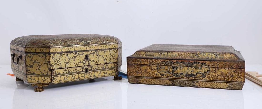A Chinese export games box, 19th century, (1 of 1)