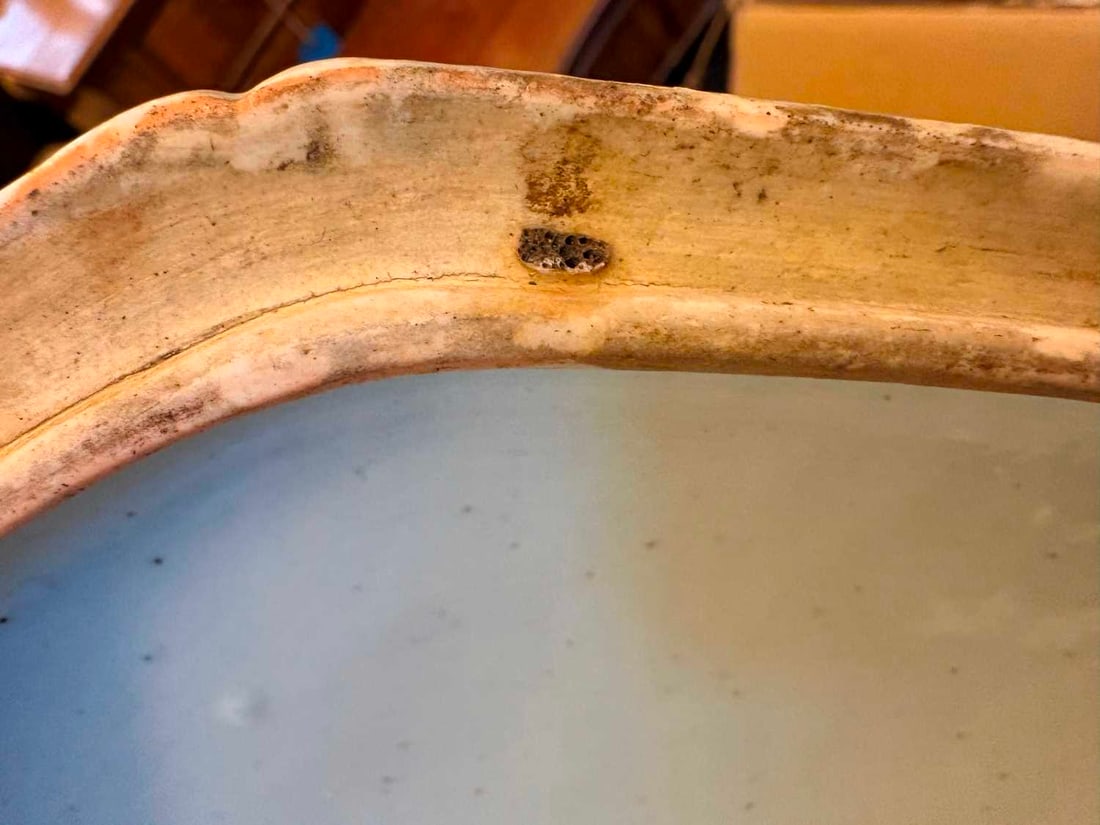 A Chinese export blue and white tureen and cover, 19th century, - 15