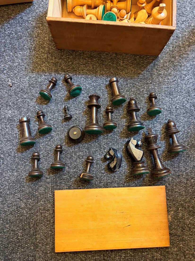 Two pewter cylindrical vessels, - 6