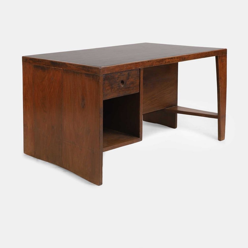 Pierre Jeanneret (Swiss, 1896-1967), a 'PJ-BU-02-A' or 'Pigeonhole' desk, (1 of 6)