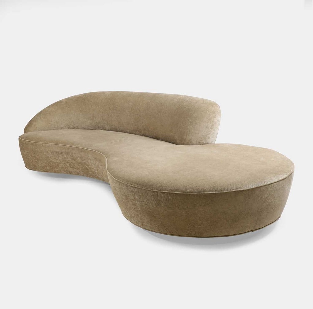 Vladimir Kagan (German-American, 1927-2016), a 'Serpentine' sofa, (1 of 6)
