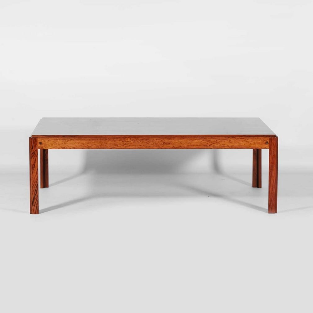 § CFC Silkeborg, a Danish rosewood coffee table, (1 of 6)