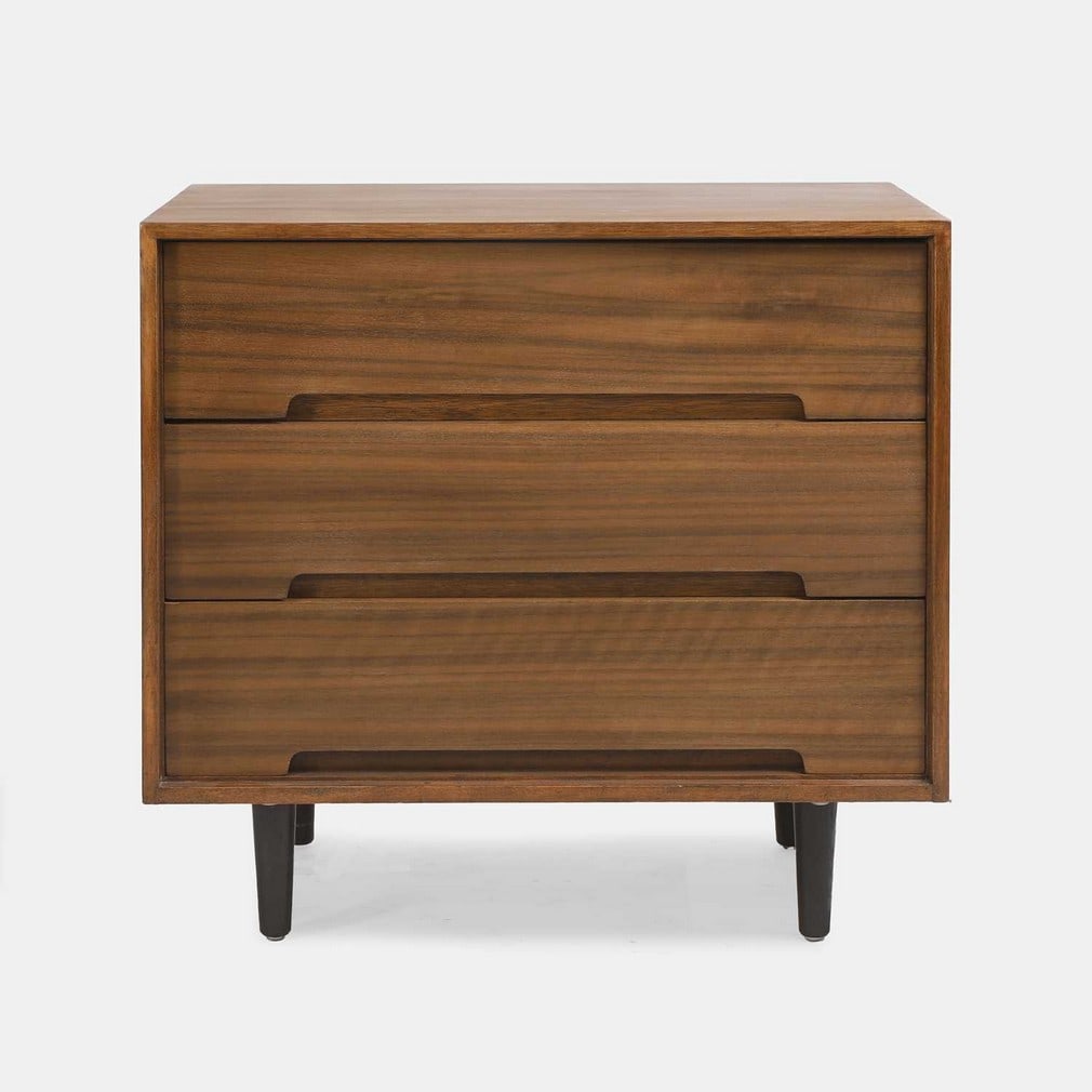 John and Sylvia Reid for Stag, a walnut chest of drawers, (1 of 4)
