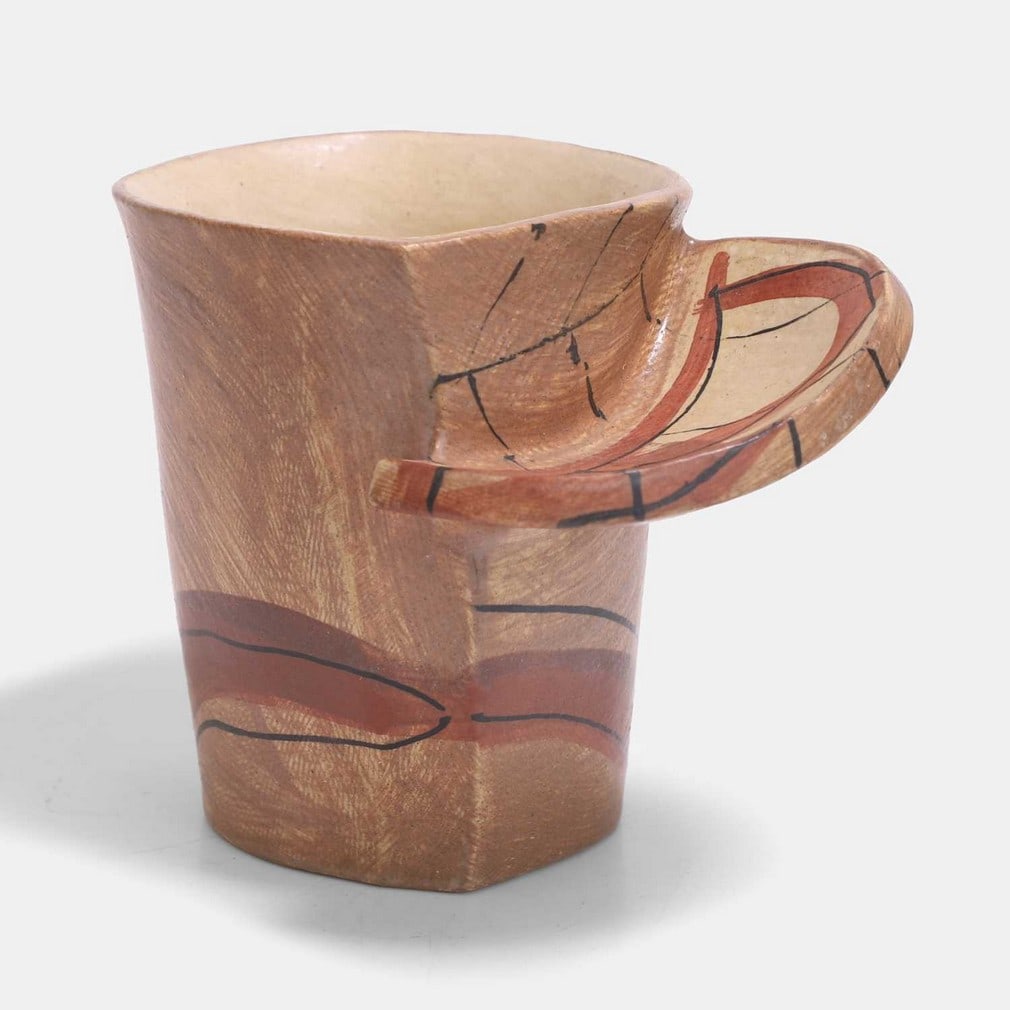 ▲ Alison Britton (British, b.1948), an abstract vessel, (1 of 3)