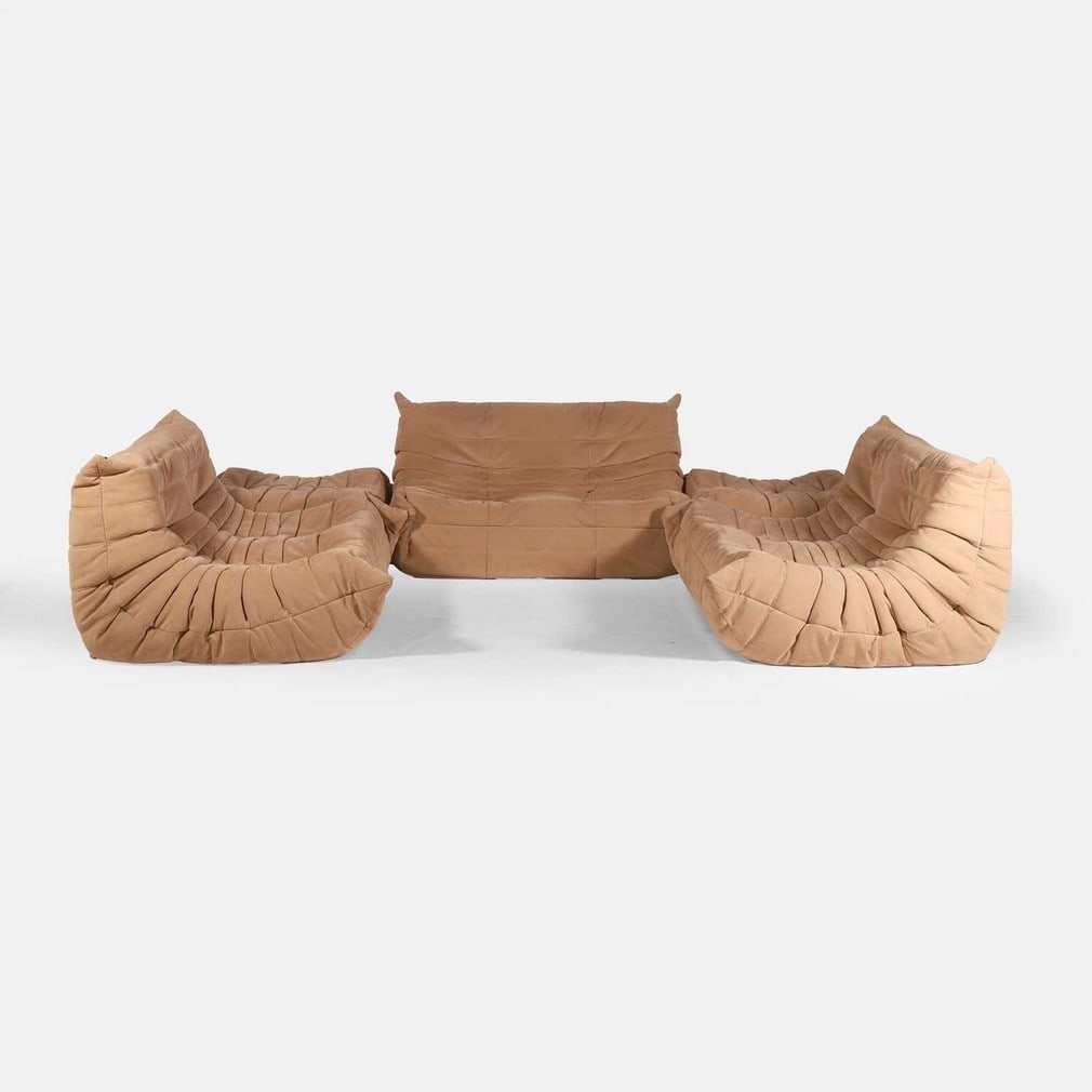Michel Ducaroy (French, 1925-2009) for Ligne Roset, three 'Togo' sofas, (1 of 9)