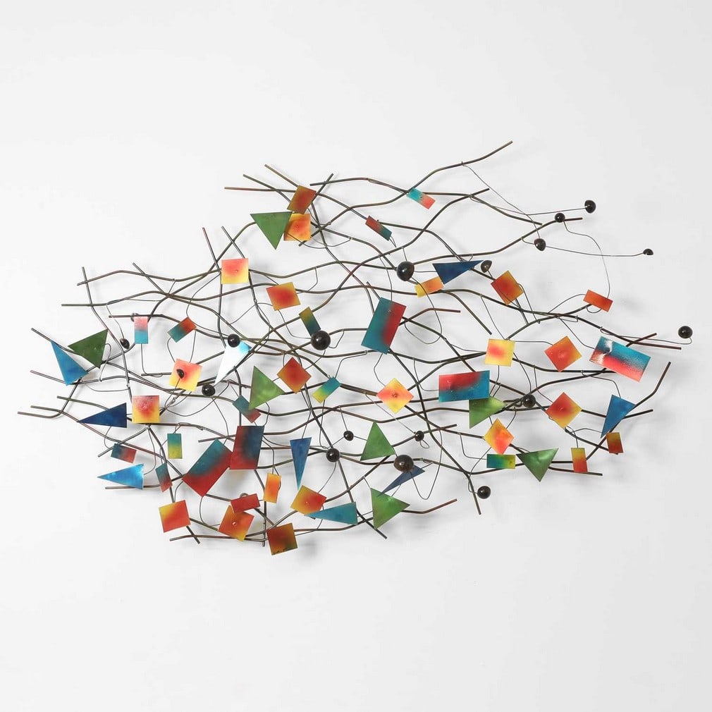 Curtis Jeré, a metal wall sculpture, (1 of 4)