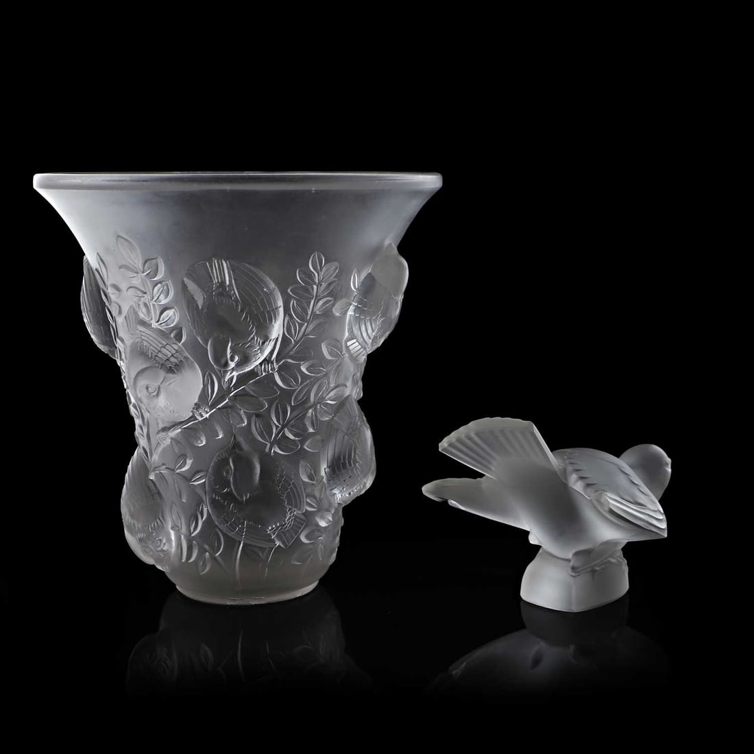 Two Lalique glass items, c.1930, - 3