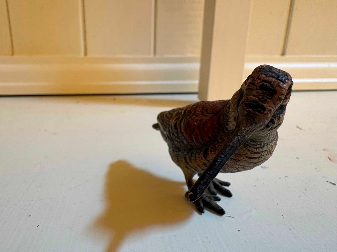 Two cold painted woodcock, 20th century, - 16