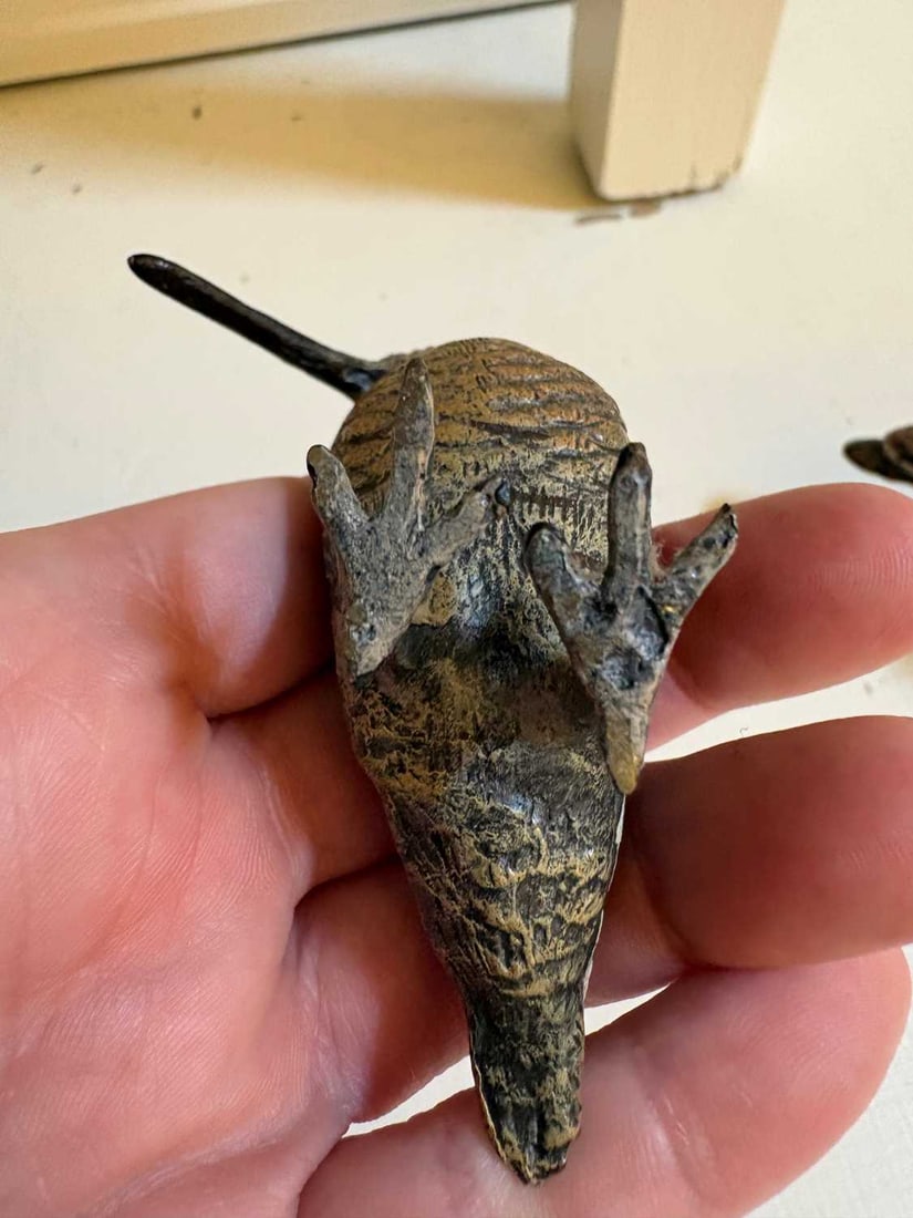 Two cold painted woodcock, 20th century, - 3