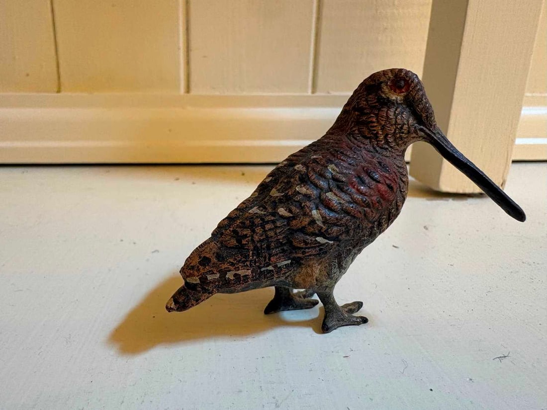 Two cold painted woodcock, 20th century, - 6