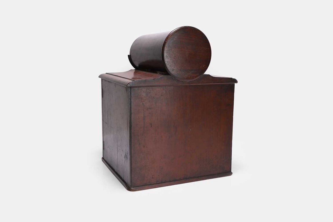 A mahogany ballot box, early 19th century, - 5
