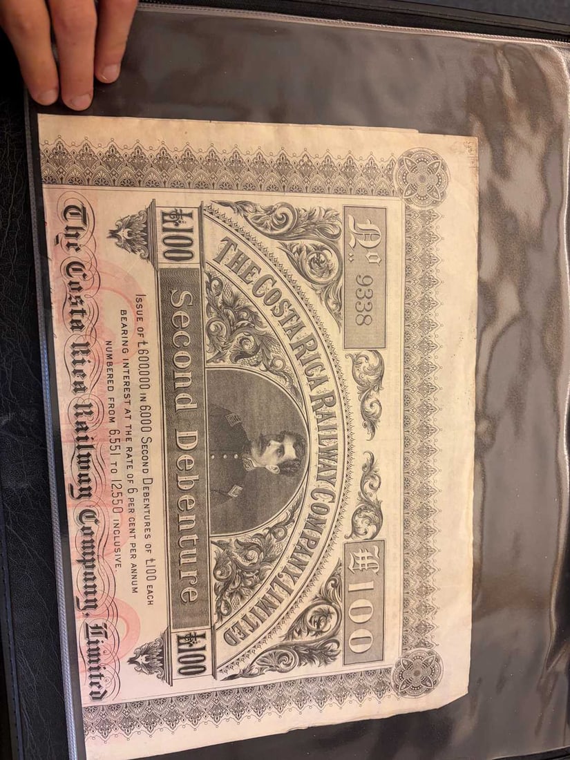 A collection of share certificates, - 20