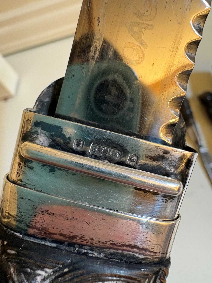 A Scottish silver-mounted dirk, mounts by JR & S, Edinburgh, 1889, - 18