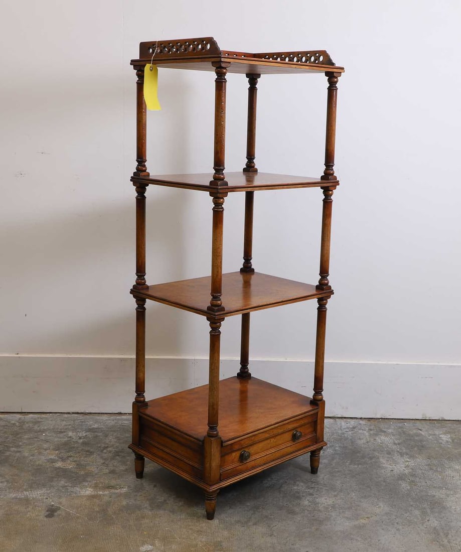 A four tier mahogany whatnot 20th century - 2