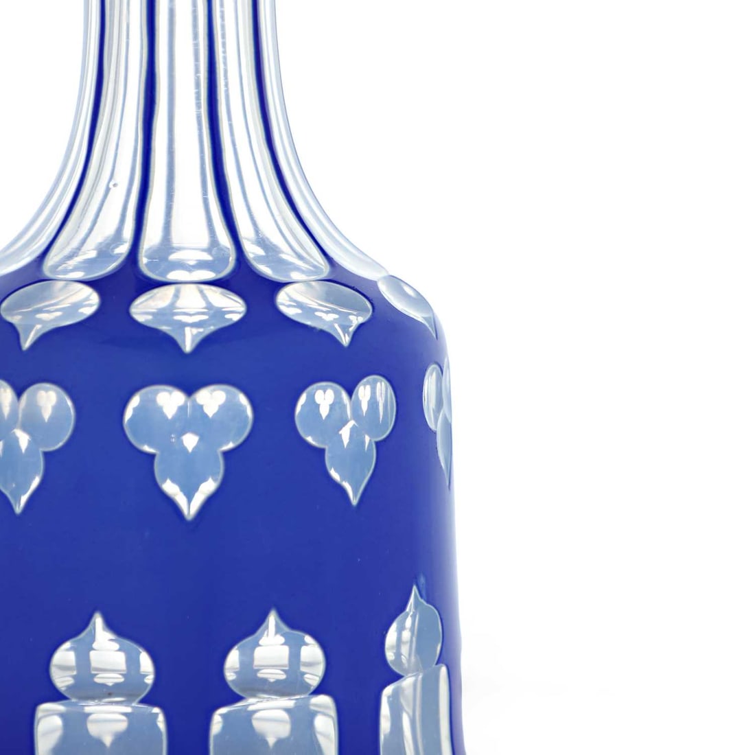 A collection of Czech cased and cut glass items, 20th century - 9