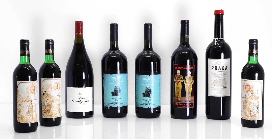 A selection of Spanish red wines,: A selection of Spanish red wines, assorted makers and vintages, as per photographs (3 bottles and 5 magnums) Shipping Disclaimer: Please note we cannot guarantee condition of contents or quality of s